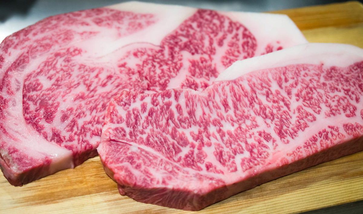 Kobe-Rindfleisch essen in Japan